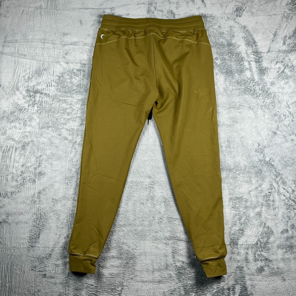 Zyia Active Unwind Jogger Pants Womens Medium Olive Green Mid Rise Drawstring - Picture 10 of 14